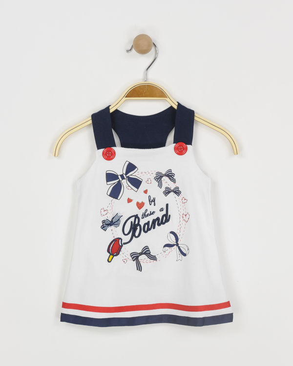 Picture of B01515 GIRLS SLEEVELESS COTTON DRESS